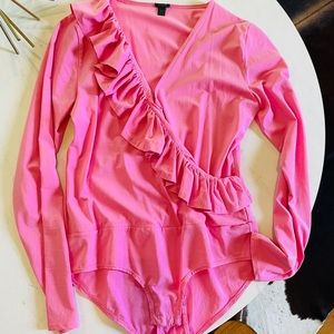 NWOT Super Soft J. Crew Cotton Ruffle Bodysuit